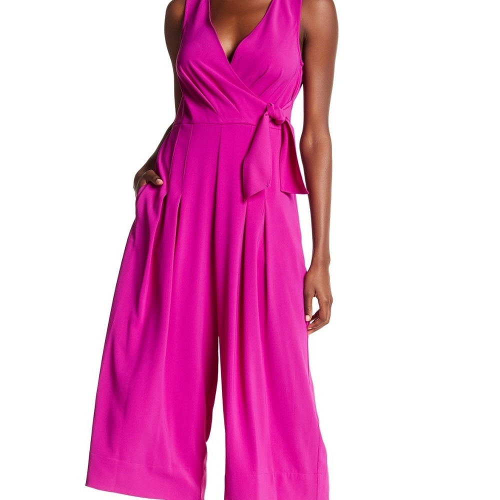 RachelRoy gaucho jumpsuit size 6 fuchsia NWT